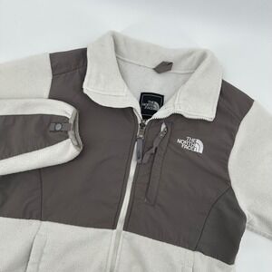 The North‎ Face Fleece Jacket Womens Small Full Zip Gray Polartec Soft